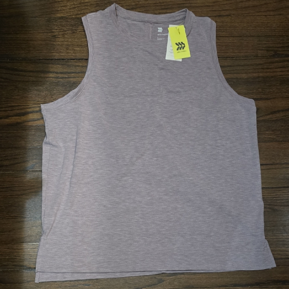 all in motion Lavender Heather Muscle Tank Top